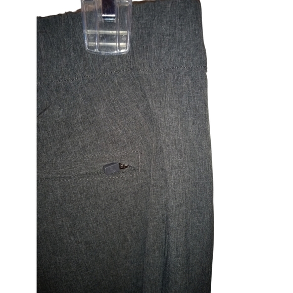T by Talbots Cargo Joggers Heather Gray Zip Pockets Cuffed Ankle Streetwear XS - Picture 2 of 10